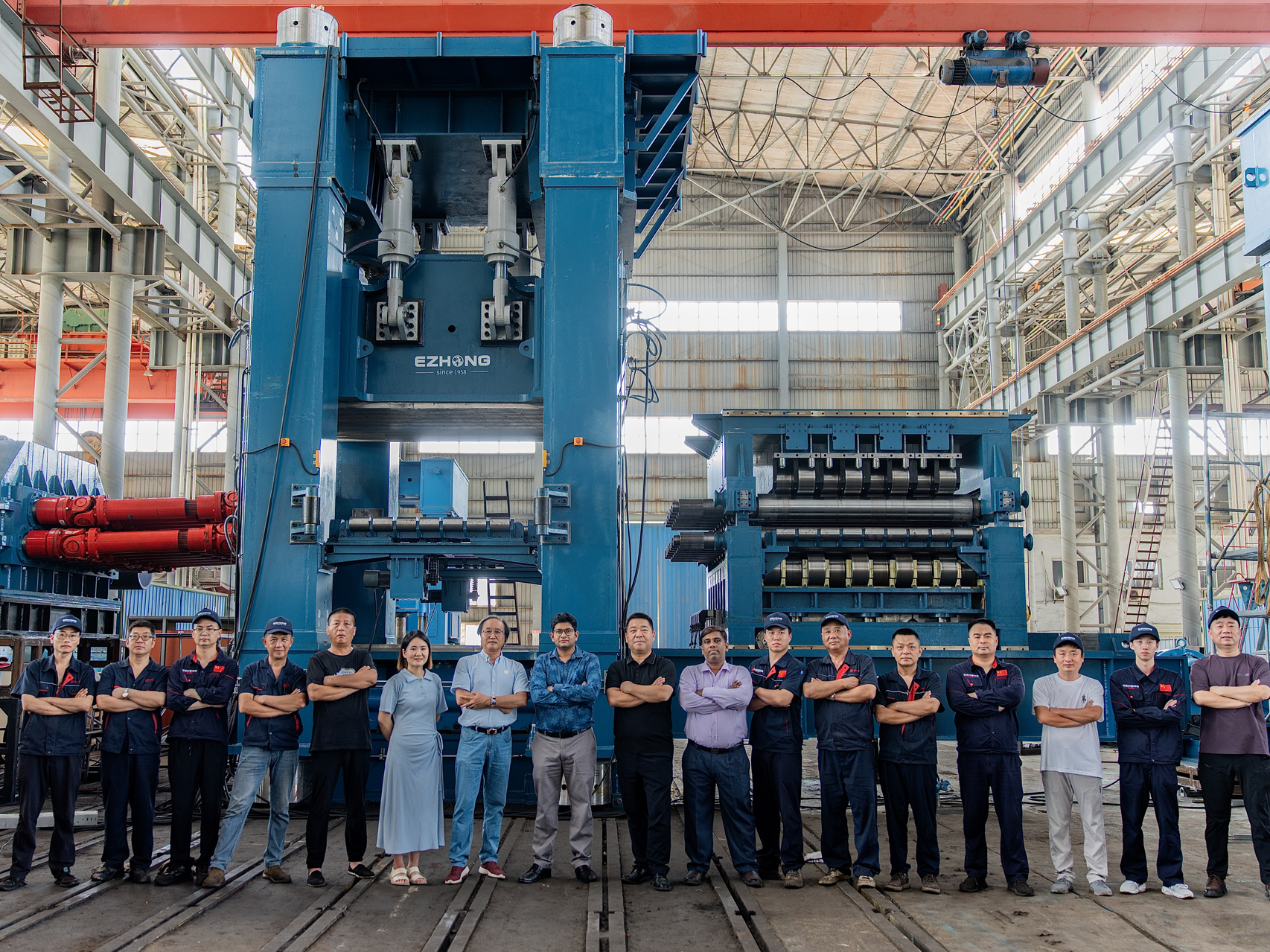 Máy ép tấm nóng 13R CNC 40*1650 được ezhong thiết kế và sản xuất cho JSL