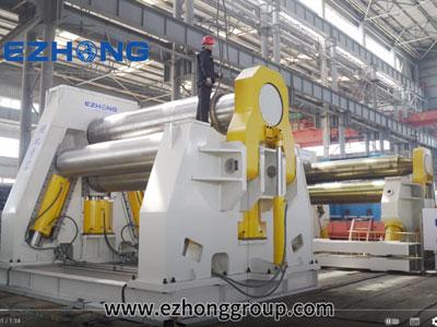Máy cán 4 cuộn ezhong 120x4000