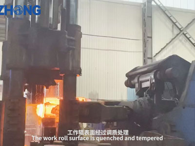Bề mặt cuộn làm việc được làm nguội và tôi luyện